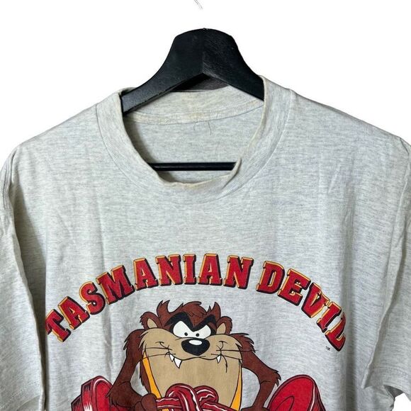 VTG Tasmanian Devil Gymnasium T Shirt XL - Picture 2 of 7